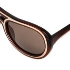 Dries Van Noten Unisex Aviator Grey Sunglasses