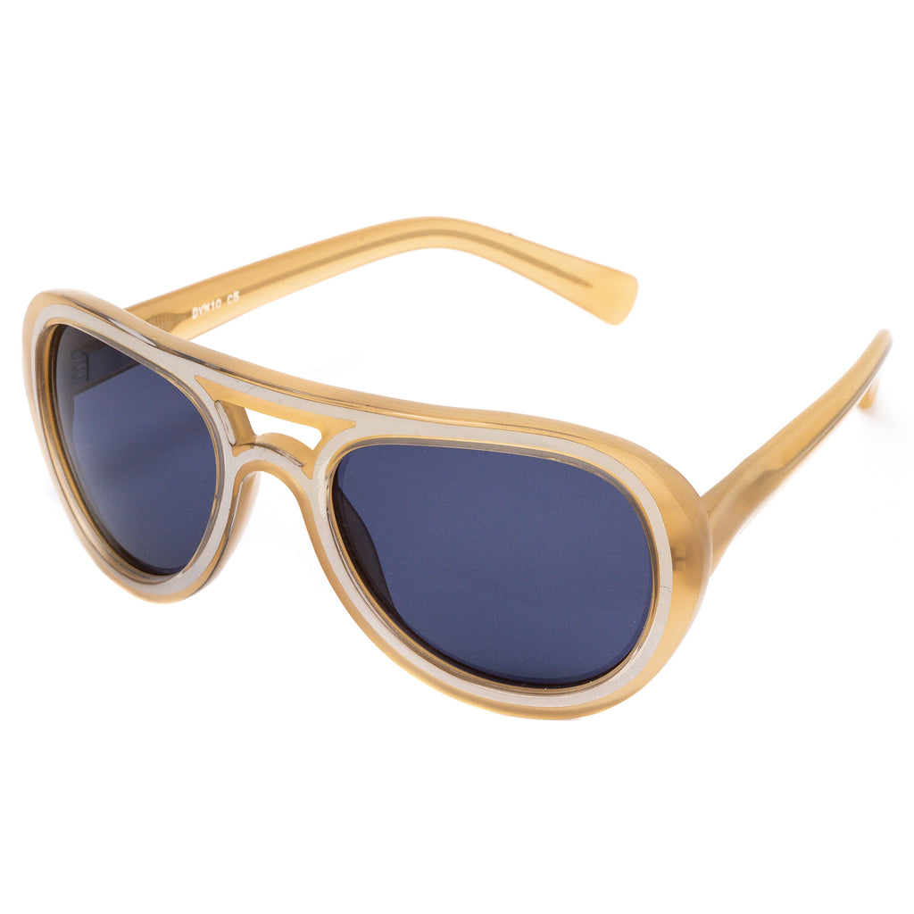 Dries Van Noten Unisex Aviator Brown Sunglasses