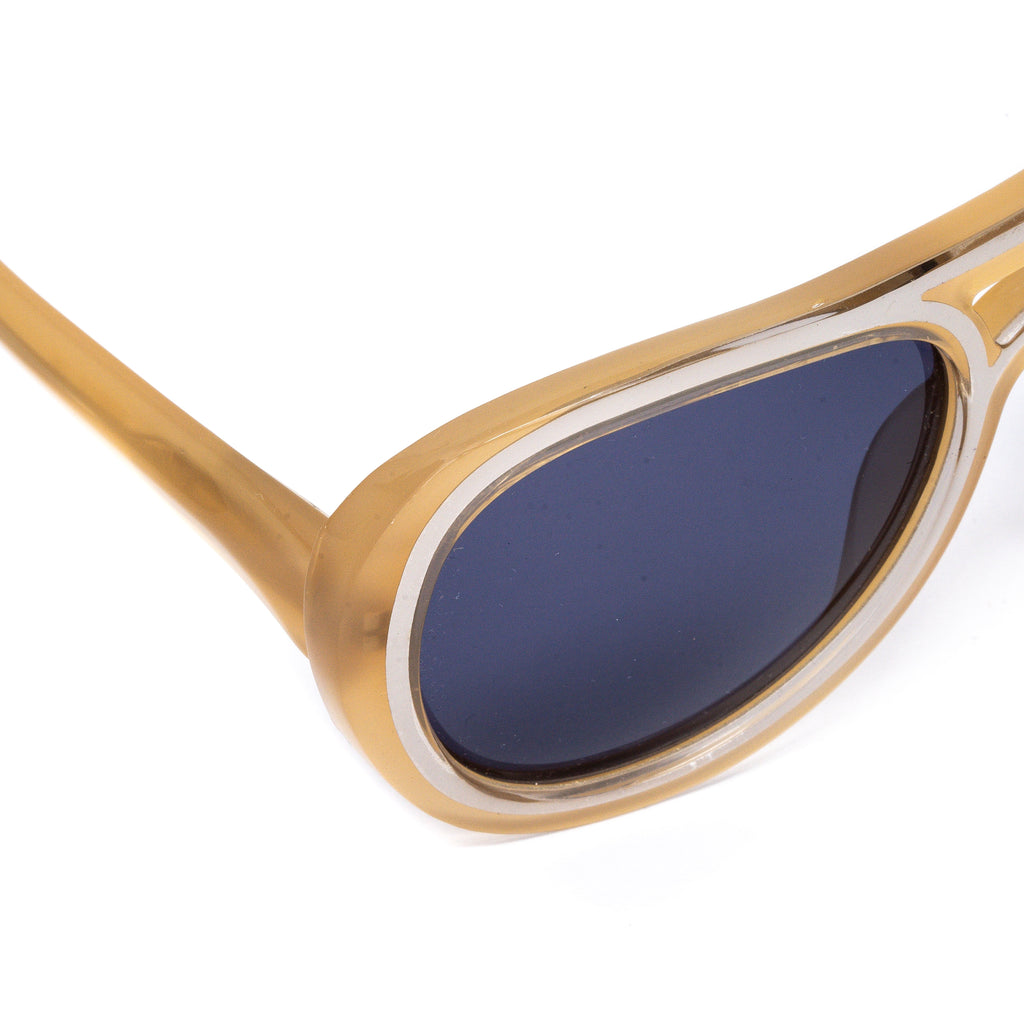 Dries Van Noten Unisex Aviator Brown Sunglasses