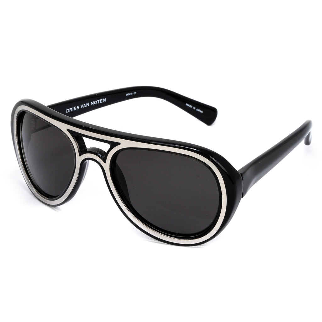 Dries Van Noten Unisex Aviator Grey Sunglasses