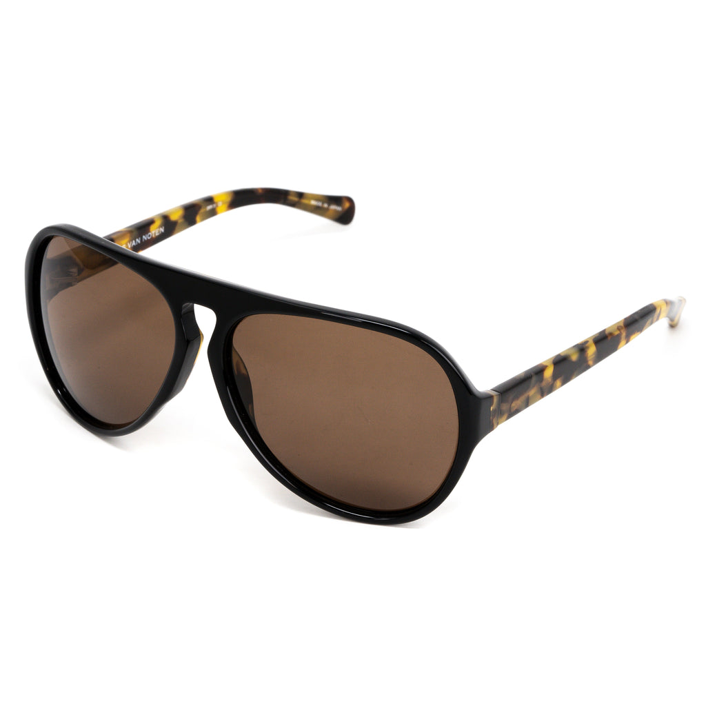 Dries Van Noten Unisex Aviator Brown Sunglasses