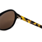 Dries Van Noten Unisex Aviator Brown Sunglasses