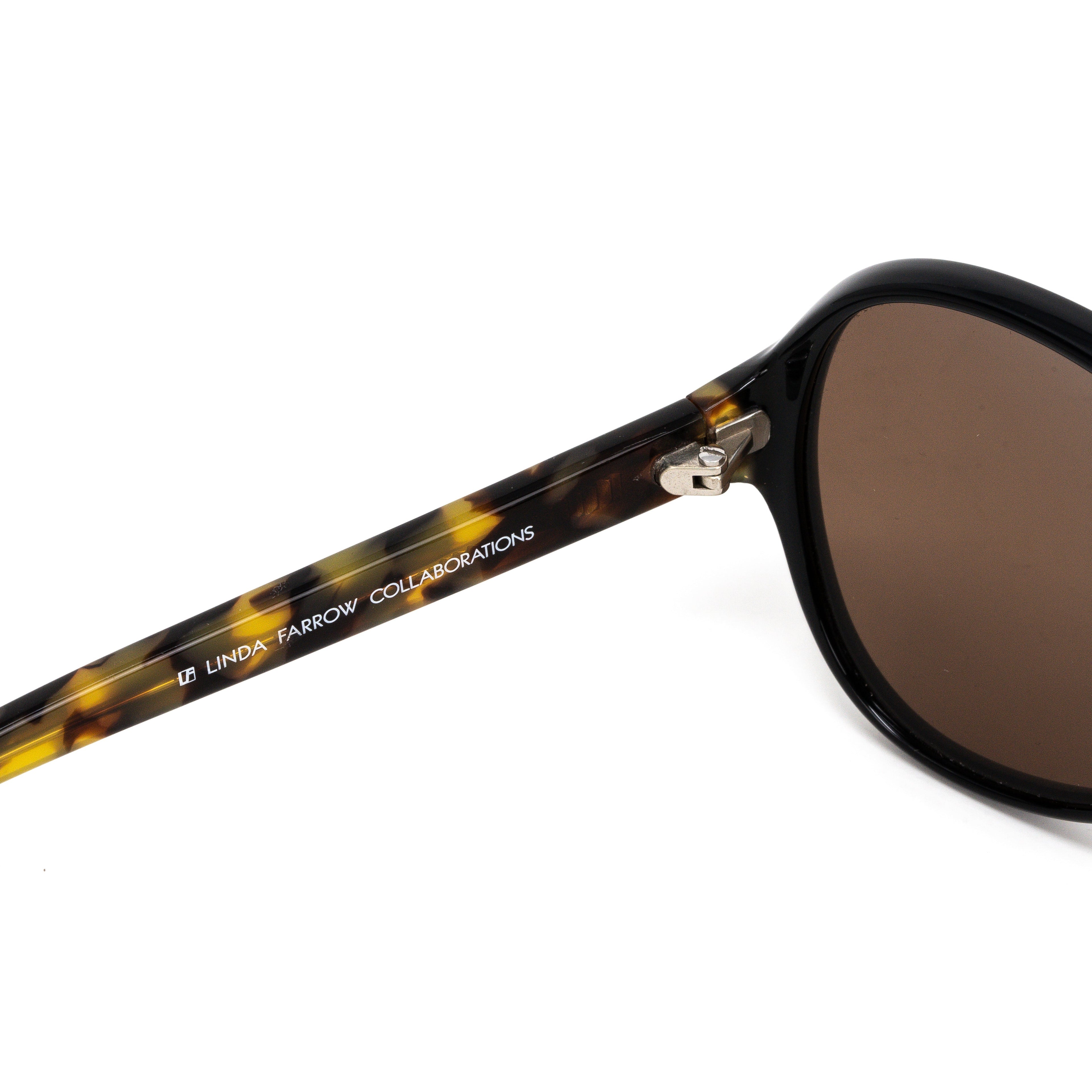 Dries Van Noten Unisex Aviator Brown Sunglasses