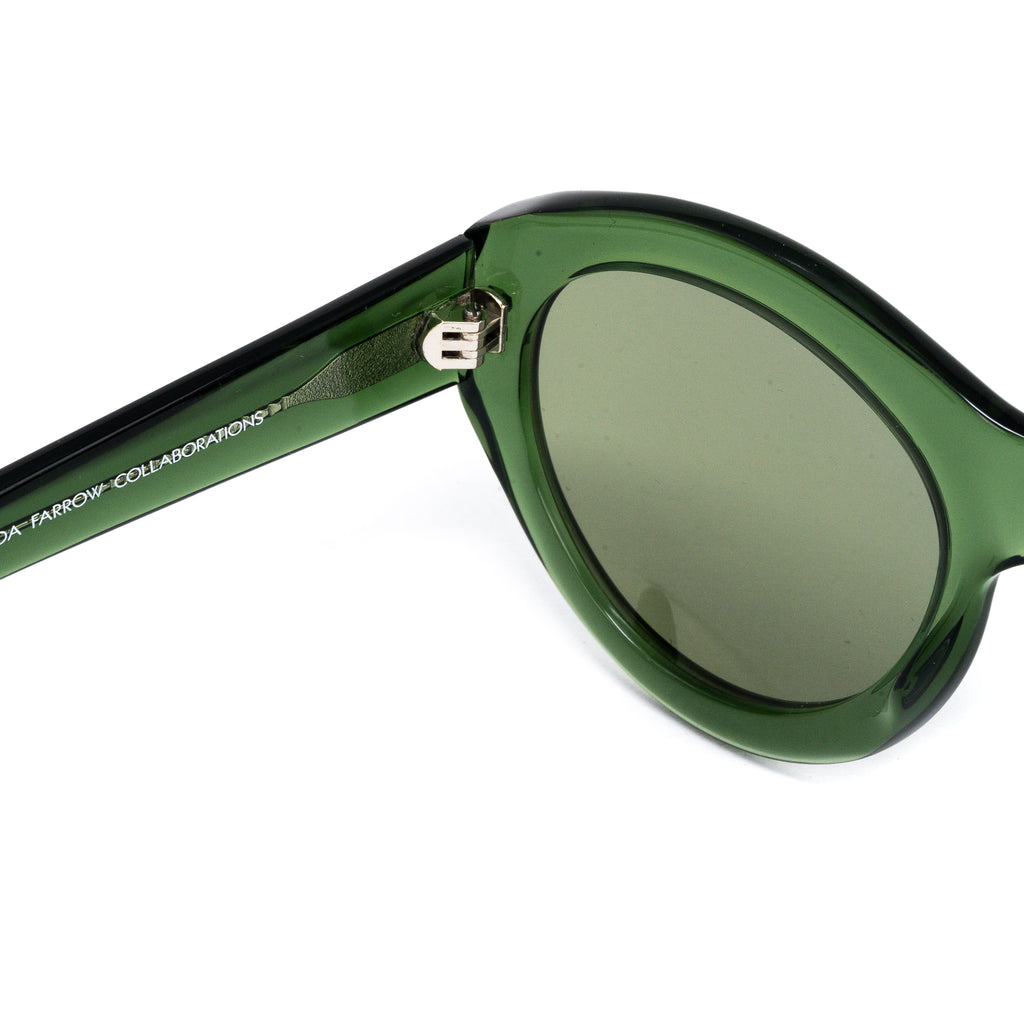 Dries Van Noten Unisex Aviator Green Sunglasses