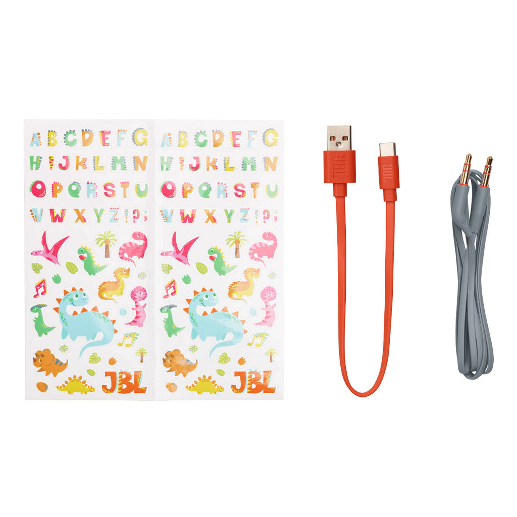 JBL Junior 470NC Kid Safe On Ear Wireless Headphone with gSport Case (White)