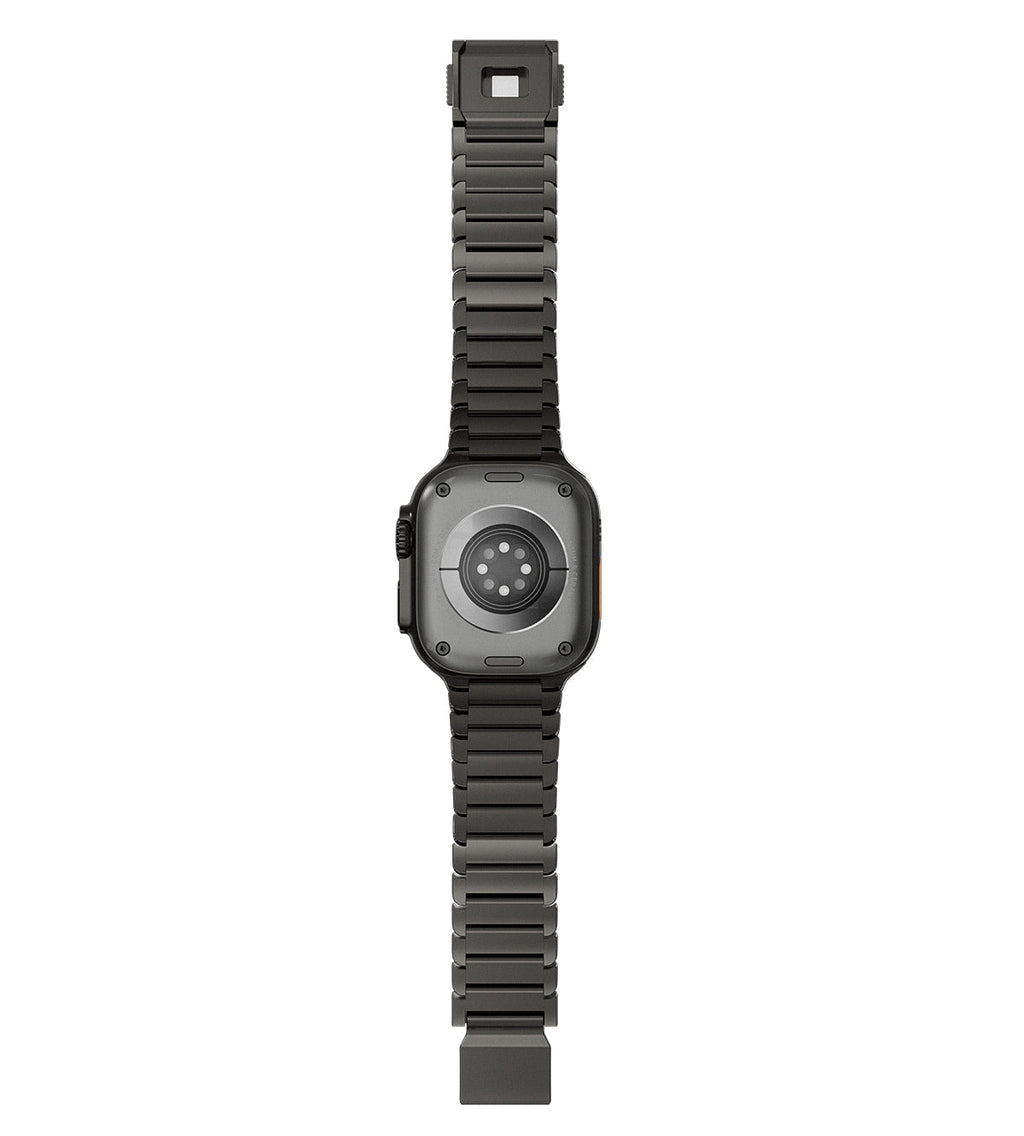 KUXIU Gray Titanium Magnetic Apple Watch Band