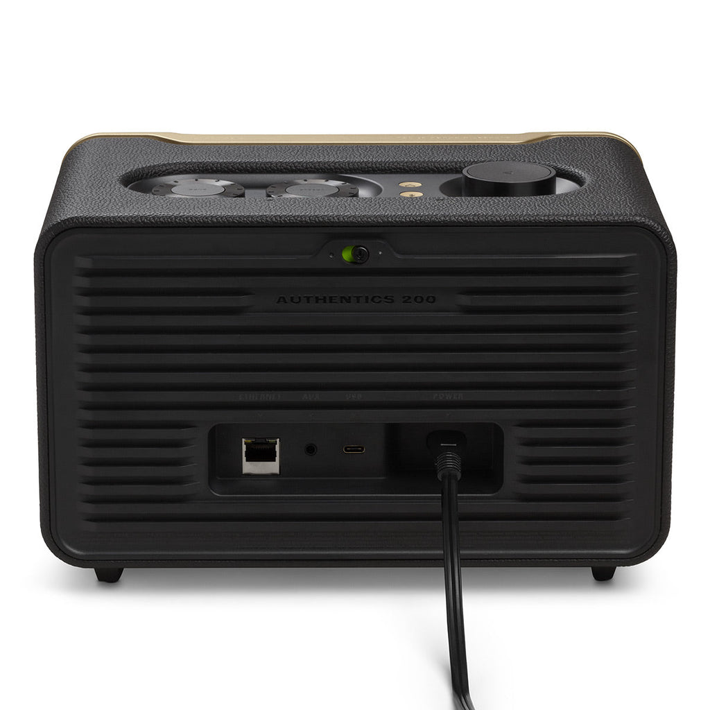 JBL Authentics 200 Wireless Bluetooth Speaker (Black/Gold)