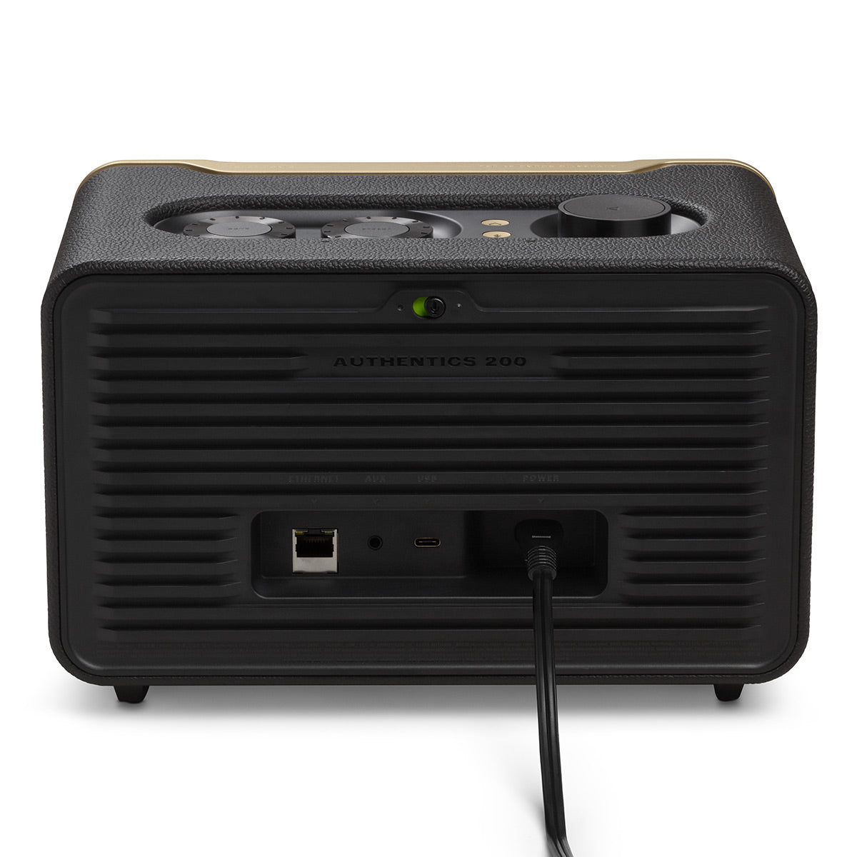 JBL Authentics 200 Wireless Bluetooth Speaker (Black/Gold)