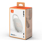 JBL Clip 5 Portable Waterproof Bluetooth Speaker (White)