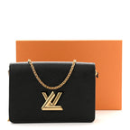 Epi Twist Belt Chain Wallet Black