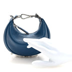 Vitello Grace Matte Nano Fendigraphy Hobo Charm Mirto