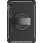 SAHARA - Raider Series Hand Strap Case for Samsung Galaxy Tab S10 FE, Tab S8, Tab S9, and Tab S9 FE - Black
