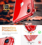 Entronix Case Compatible with iPhone XR - [Flexible] TPU Clear