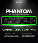 Movo Phantom Dual Channel USB/USB-C Audio Interface