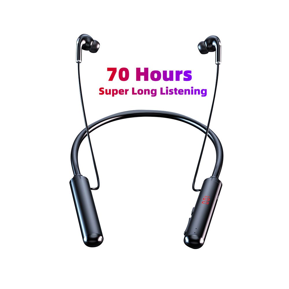TWS 70 hours Wireless Earphone Bluetooth Magnetic Neckband Headphone IPX3 Waterproof Sport Headset Noise Cancelling MIC S720