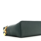Grained Calfskin L19 Extra Pocket Pouch New Petrolio