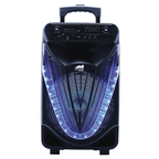 Portable 12" Bluetooth Party Speaker with Disco Lights
