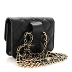 Caviar Quilted Belt Bag Black