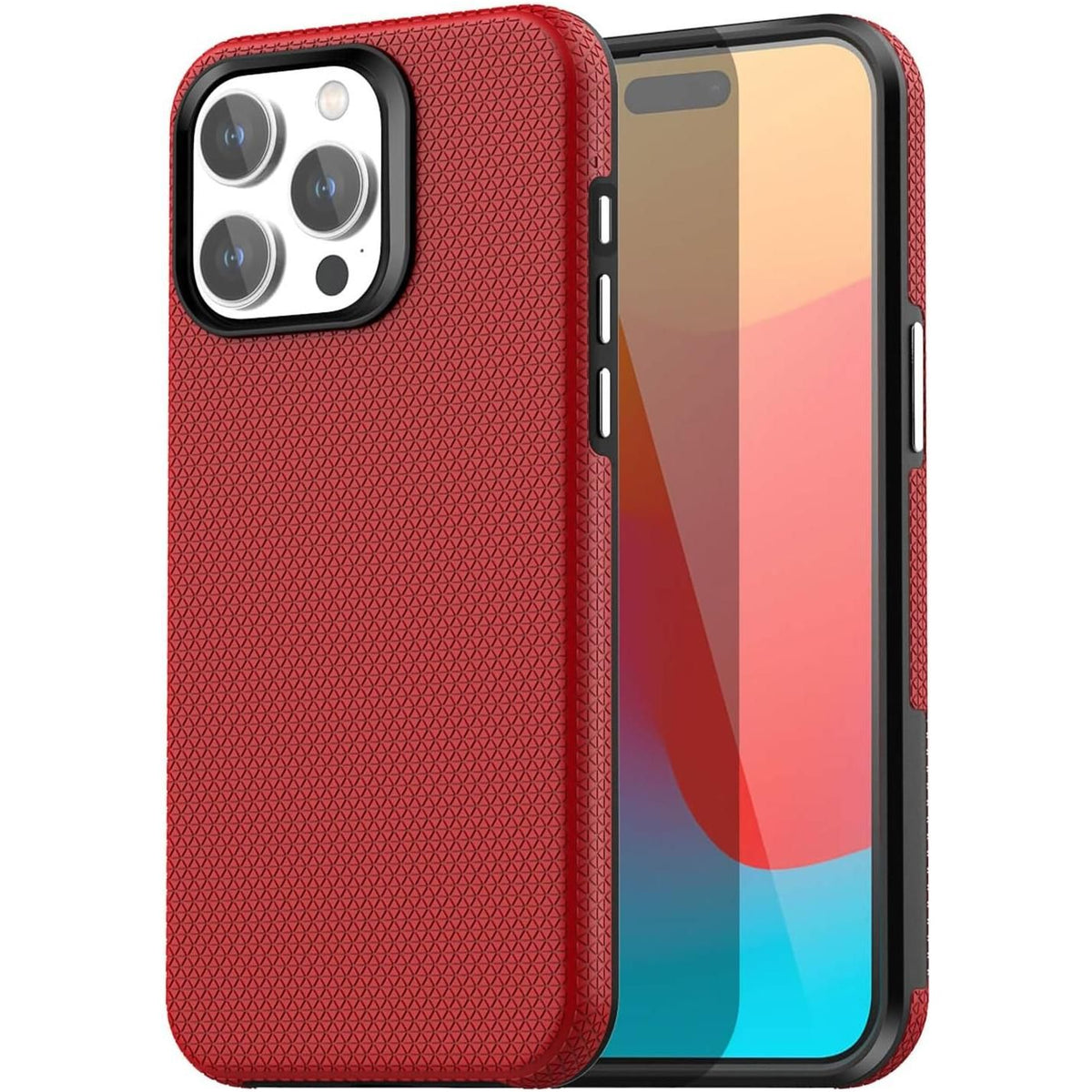 Entronix Case Compatible with iPhone 16 Pro Max - Anti-Slip Rugged Shockproof Cover