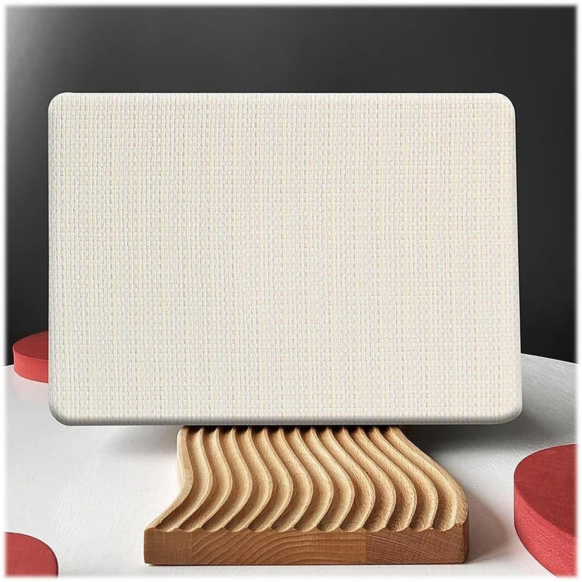 SAHARA - Woven Case for Apple MacBook Air 15" M2 and M3 Chip Laptops, Beige,