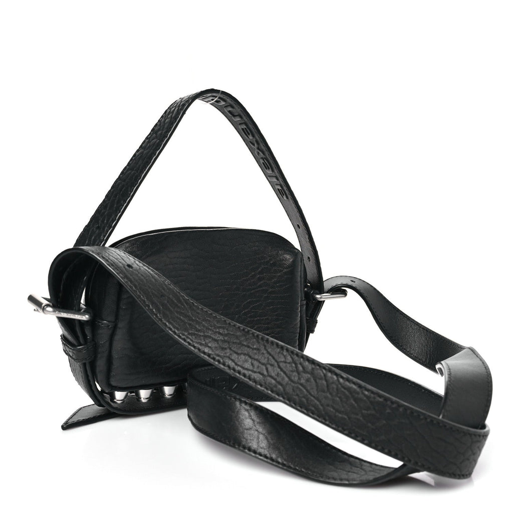 Primal Lambskin Mini Ricco Shoulder Bag Black