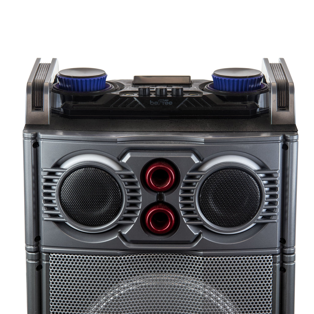 Triple 10 Inch Portable Bluetooth Subwoofer Speaker with Party Lights