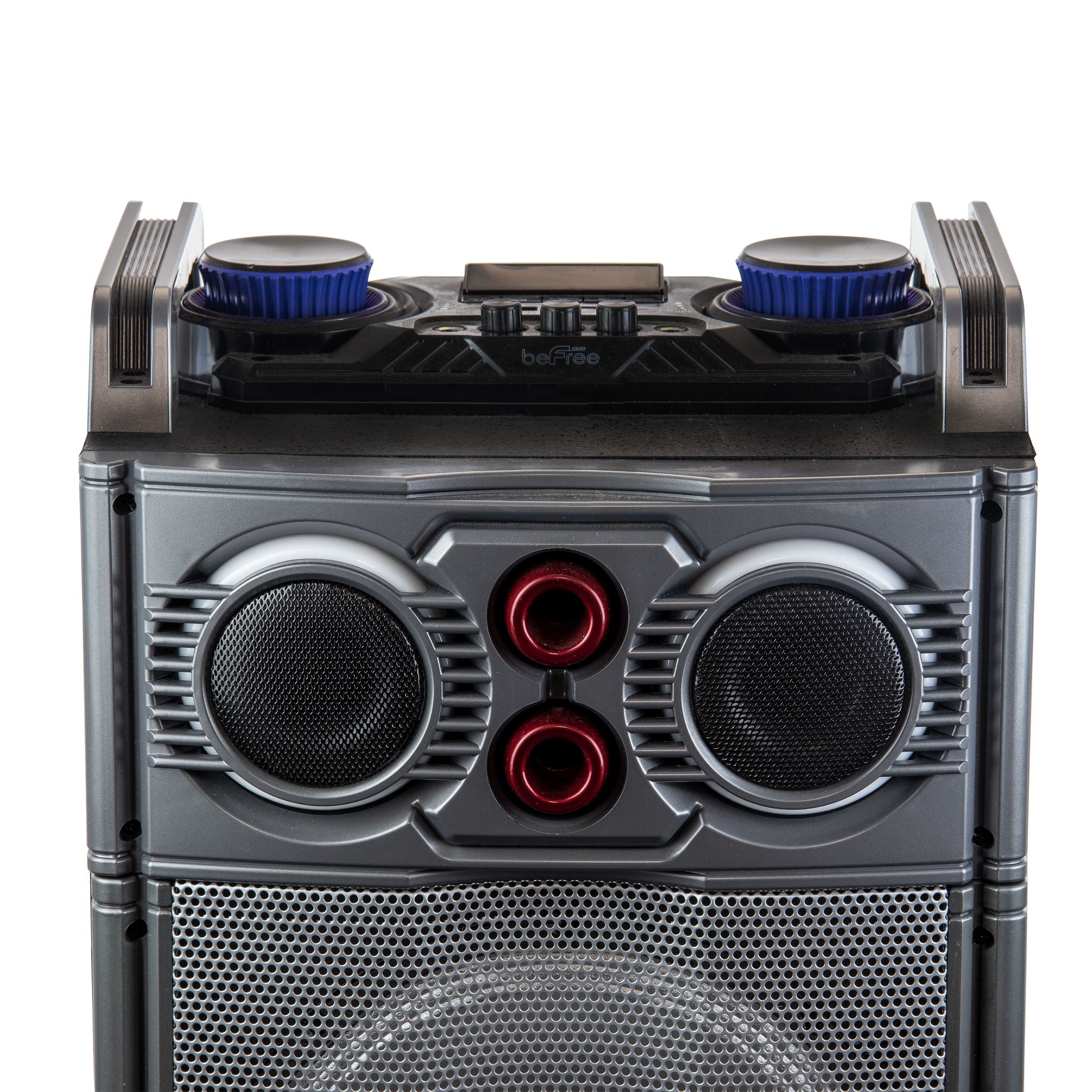 Triple 10 Inch Portable Bluetooth Subwoofer Speaker with Party Lights