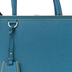 Vitello Elite Regular 2Jours Tote Blue Cobalto