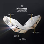 Kodak Ultra Mini Projector, HD 1080p Support DLP Rechargeable Pico Projector with Built-in Speaker