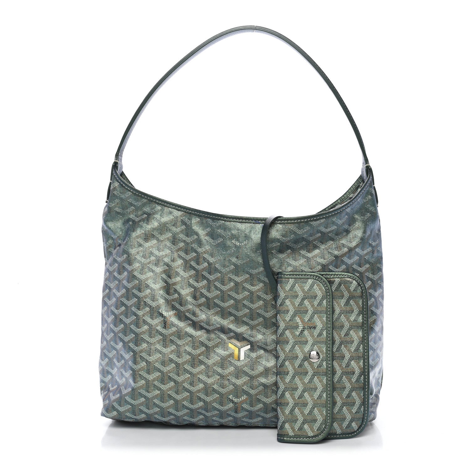 Iridescent Goyardine Boheme Hobo Pearly Green