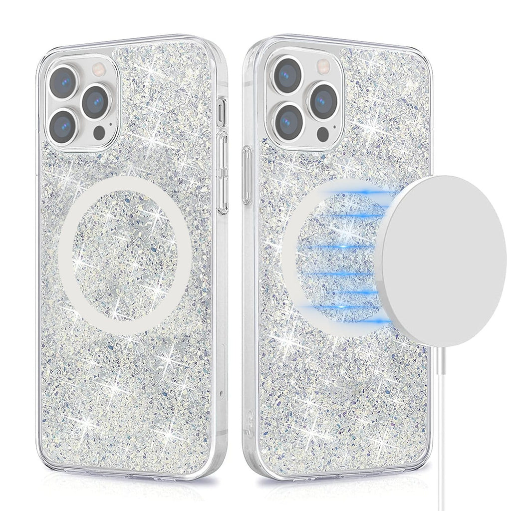 SAHARA - Clear Sparkle Case with MagSafe - iPhone 13 Pro