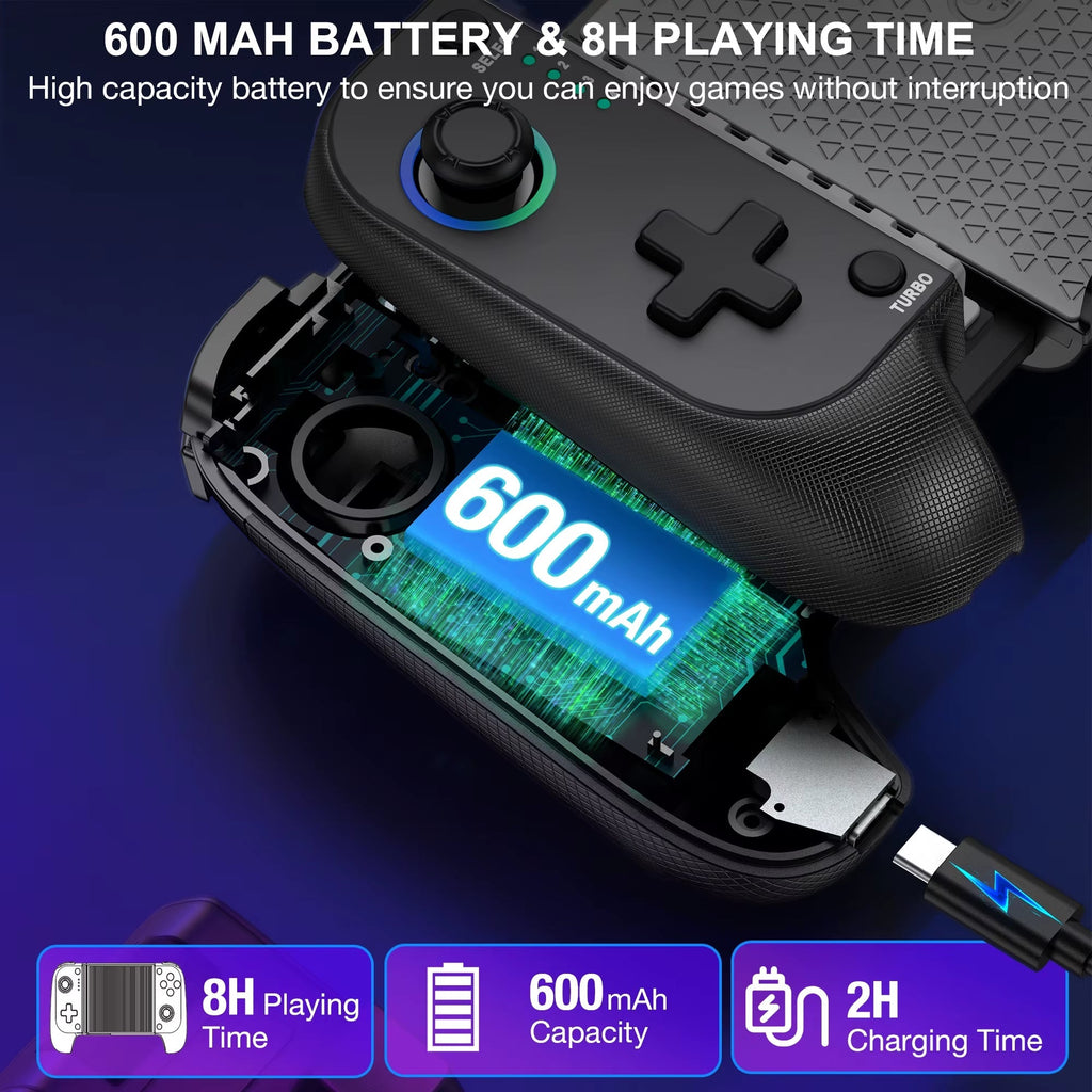 MC100 Telescopic Wireless Bluetooth Gamepad for iOS and Android - Compatible with PUBG and COD