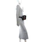 Canvas Web Slim Belt Bag Black