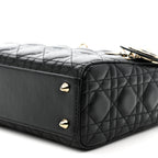 Lambskin Cannage Small My ABCDior Lady Dior Black