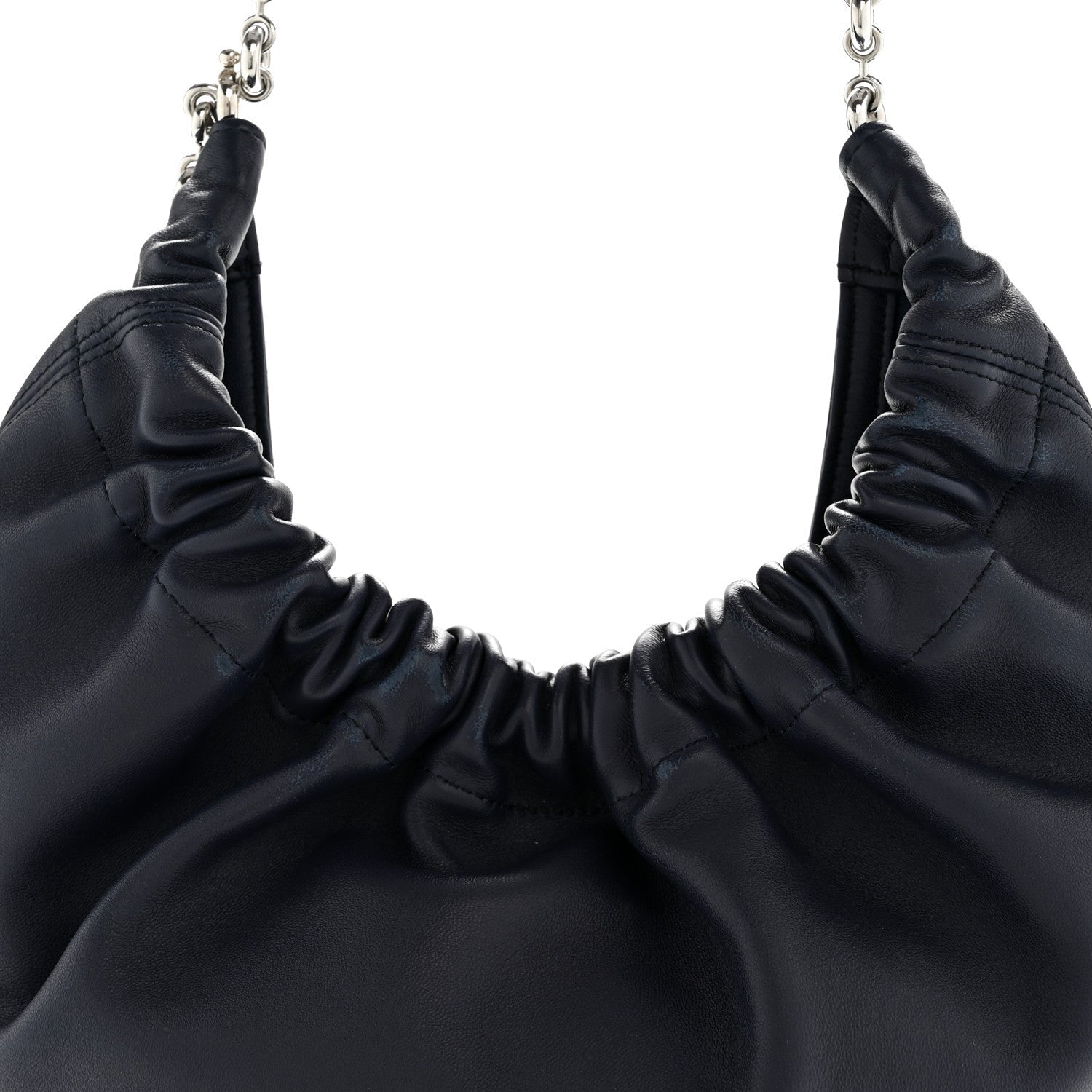 Nappa Small Squeeze Bag Abyss Blue