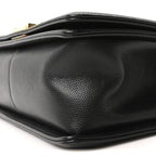 Caviar Quilted Medium Boy Flap Black