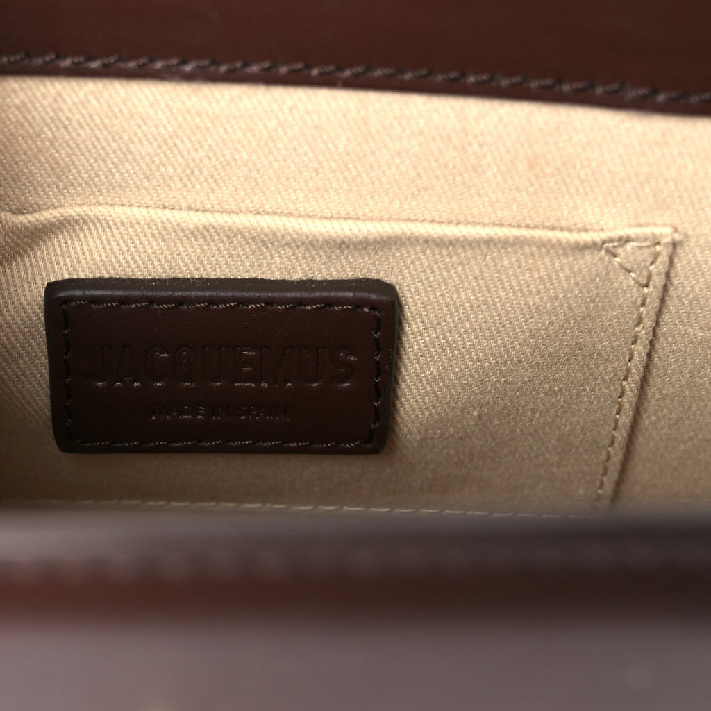 Smooth Calfskin Le Chiquito Noeud Dark Brown