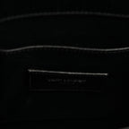 Calfskin Crocodile Embossed Baby Sac De Jour Black