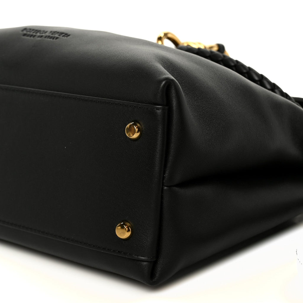 Silky Calfskin Small Ciao Ciao Black