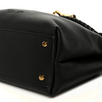 Silky Calfskin Small Ciao Ciao Black