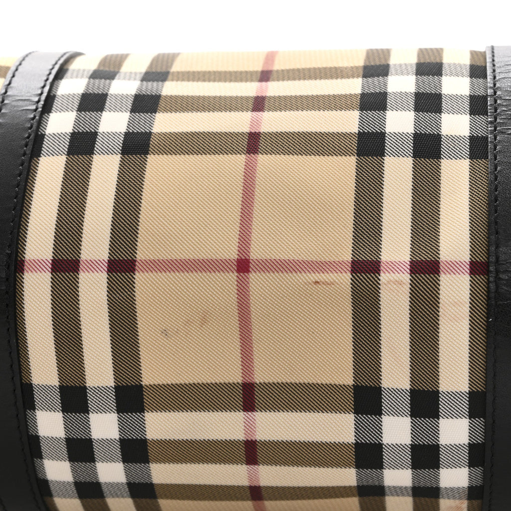 Nova Check Barrel Bag Black
