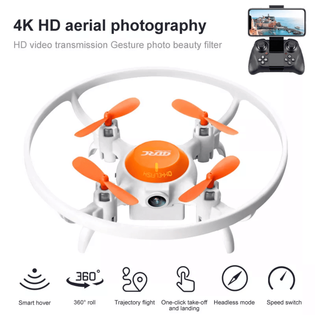 4DRC V5 Kids and Beginners Mini RC Drone V5 RC Quadcopter with 1080P HD Wide Angle Camera,Drones suitable for children and beginners, 2 Battery with Camera