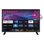 Smart 24-inch VDAA DLED AC/DC Television with DVD Player & 12V Car Cord