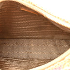 Yarn Raffia Effect Crochet Striped Re-Edition 2005 Shoulder Bag Naturale Petalo