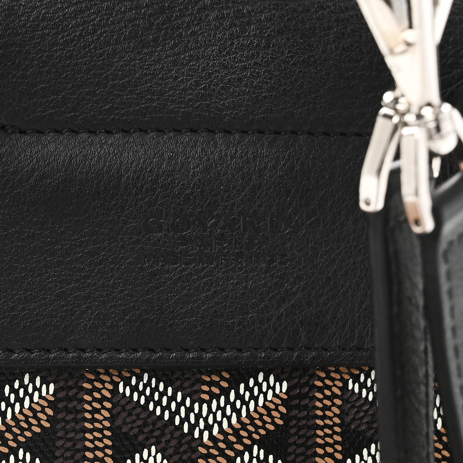 Goyardine Calfskin Mini Alpin Backpack Black