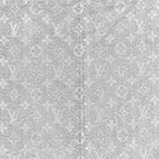 Silk Wool Monogram Infra Shawl Blue