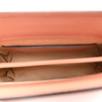 Monogram Textured Dollar Calfskin Small Ophidia Chain Shoulder Bag Cloche Rose Pink