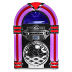 Broadway II Desktop CD Jukebox with Multi-Color LED Lighting