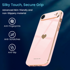 Entronix Case Compatible with iPhone 17 Air - [Flexible] Luxury Glossy Heart