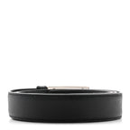 Saffiano Triangle Belt 100 40 Black